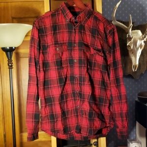 George warm Flannel button down